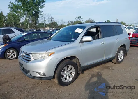 2011 Toyota Highlander Se V6 from USA, damaged, VIN 5TDBK3EH1BS080735